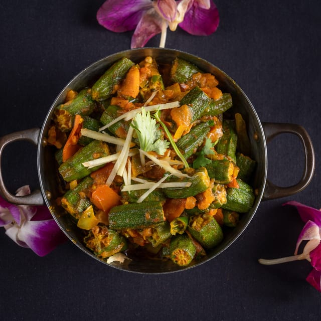 Bhindi Curry (Dry).