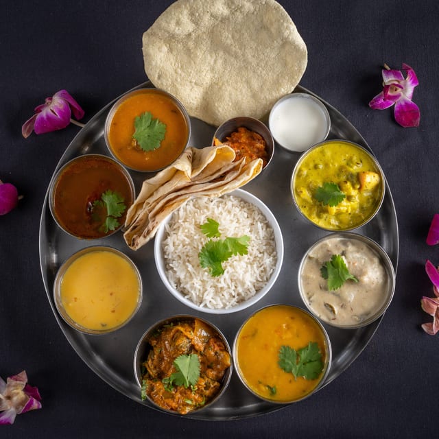South Indian Thali.