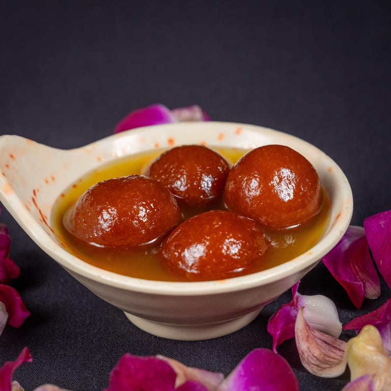 Indulge in our gulab jamun