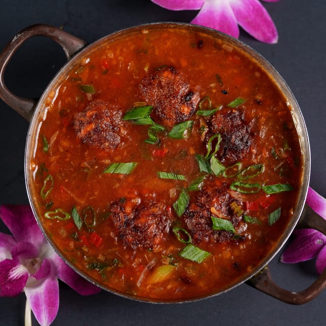Veg Manchurian Gravy.