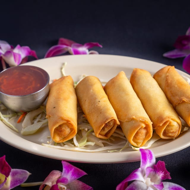 Vegetable Spring Rolls.